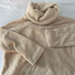 Cream colored Tuckernuck funnel neck sweater, hardly ever worn!